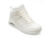 Ghete SKECHERS albe, 177099, din piele ecologica