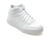 Ghete SKECHERS albe, JADE, din piele ecologica