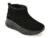Ghete SKECHERS negre, BOBS B FLEX HI, din piele intoarsa