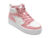 Ghete SKECHERS roz, COURT, din piele ecologica