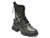 Ghete Steve Madden negre, TRACTIO, din piele naturala
