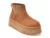 Ghete UGG maro, CLASSIC MINI DIPPER, din piele intoarsa