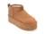 Ghete UGG maro, CLASSIC NOVELTY, din piele intoarsa