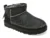 Ghete UGG negre, CLASSIC ULTRA MINI BIARRITZ, din piele intoarsa