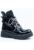 Ghete dama D15 40311 alb negru lac –