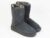 Ghete dama piele gri tip UGG Eva