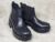Ghete dama piele negre Adine