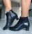 Ghete dama piele negre Nadia