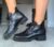 Ghete dama piele negre Sonyk