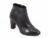 Ghete dama piele negre lac toc 7,5 cm Jenna