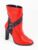 Ghete dama piele rosii toc 9 cm Gretta