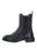 Ghete de piele cu garnitura din material textil