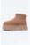 Ghete de piele intoarsa cu segment din material textil Classic Mini Dipper