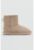 Ghete de piele intoarsa fara inchidere – cu interior din material teddy