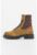 Ghete de piele nabuc cu segment textil