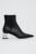 Karl Lagerfeld Ghete Chelsea de piele femei, culoarea negru, cu toc drept