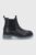 Marc O’Polo Ghete Chelsea de piele femei, culoarea negru, cu platformă